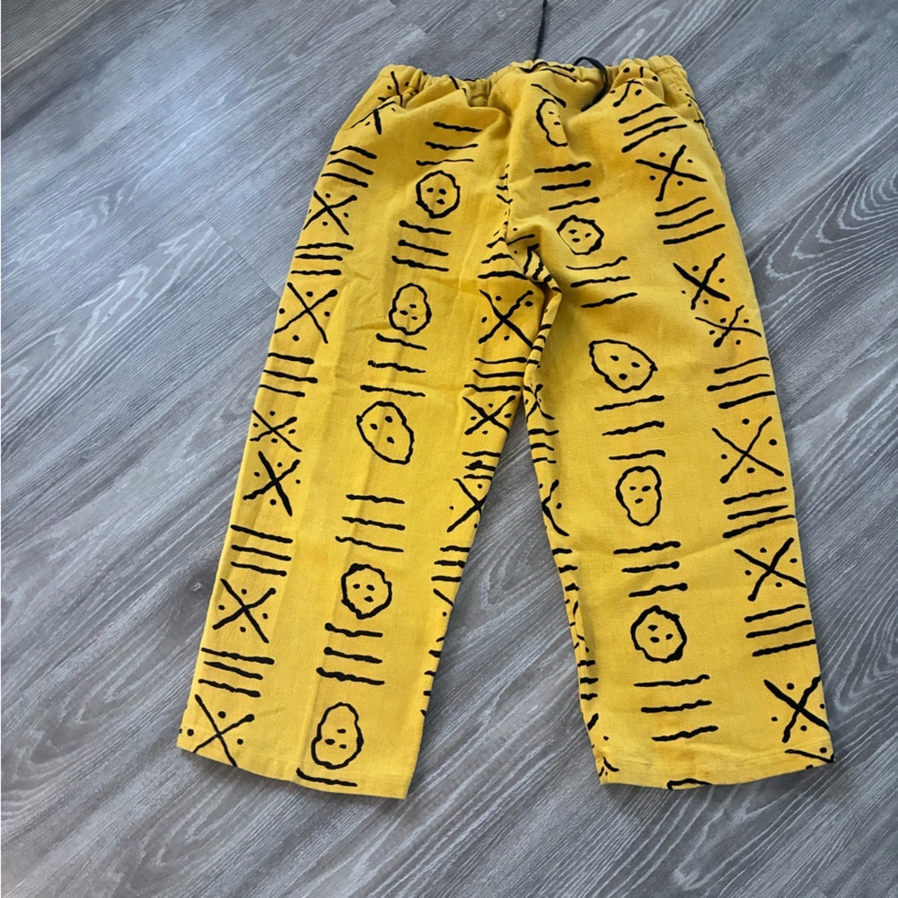 ASHRO Linen Patterned Pants | OS - Picture 2 of 3